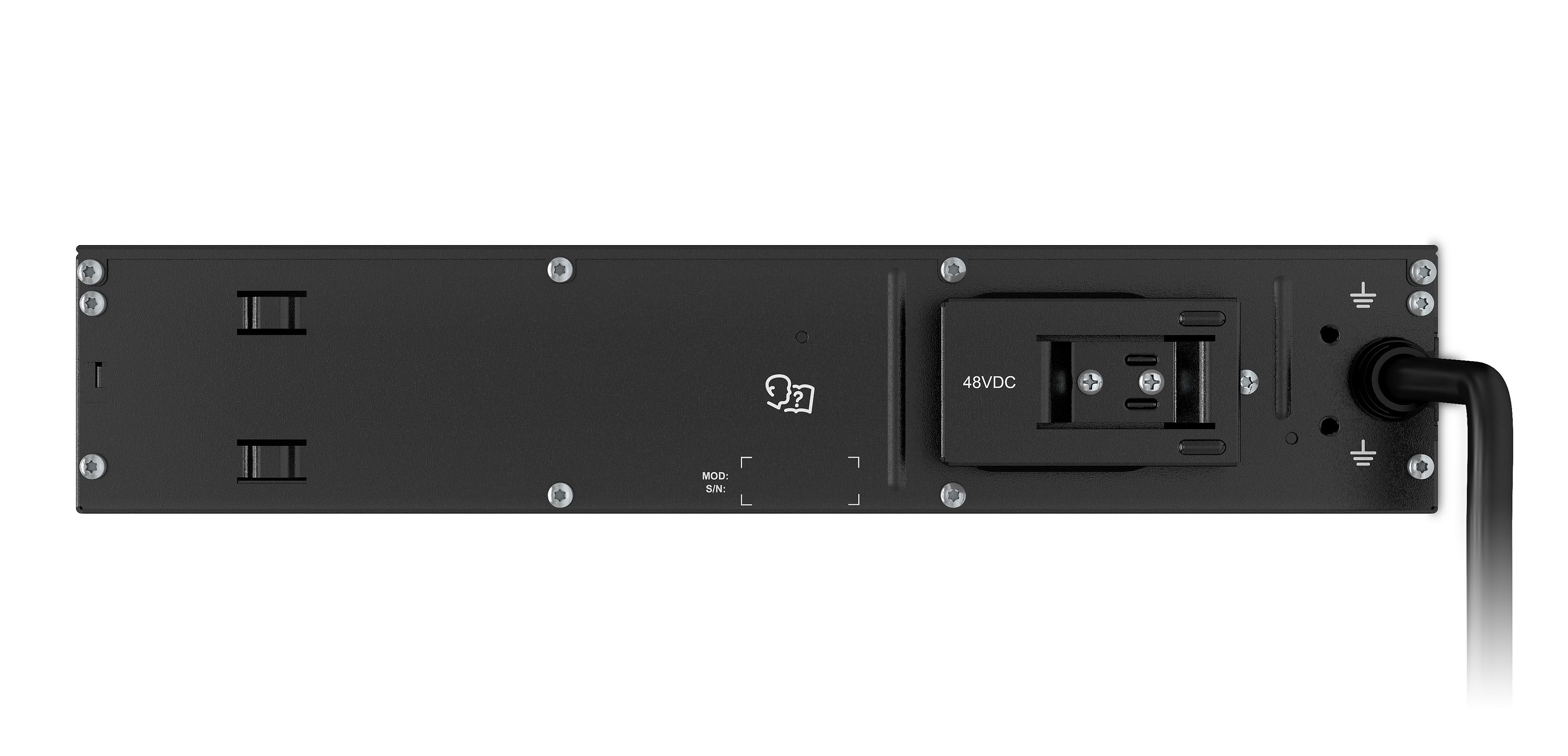 Achterkant van de APC UPS Battery Pack SRT48