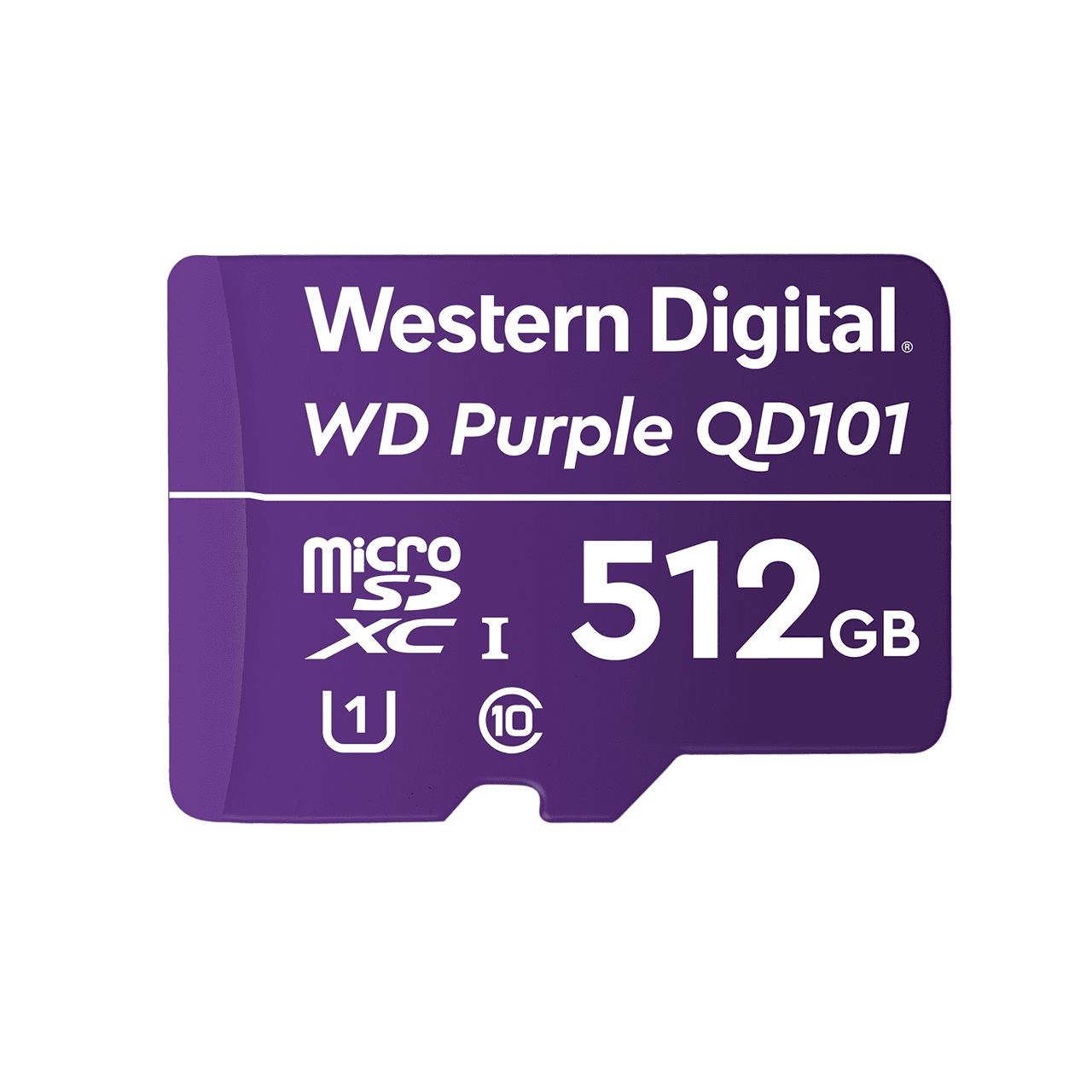 WD Purple MicroSD 512 GB camerabewaking opslag SD kaart
