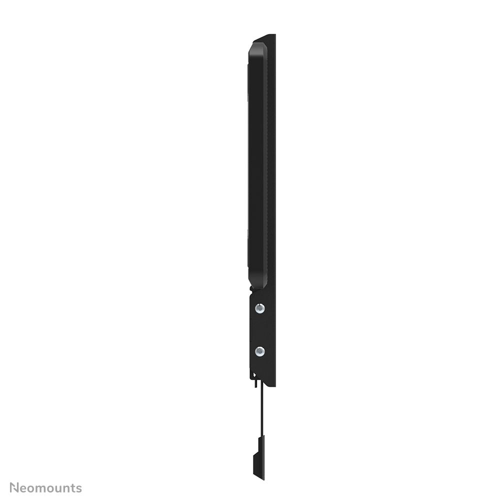 Zijkant van de Neomounts WL30-550BL12 muurbeugel voor displays van 24'' tot 65''