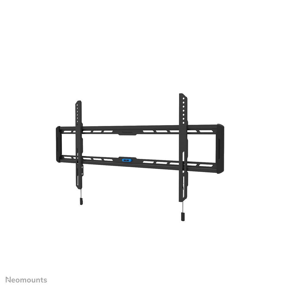 Voorkant schuin van de Neomounts WL30-550BL18 muurbeugel voor displays van 43'' tot 86''