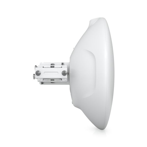 Linker zijkant van het Ubiquiti UISP Wave Long-Range PtMP 60 GHz access point