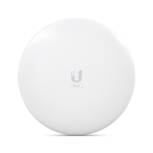 Voorkant van het Ubiquiti UISP Wave Nano 60 GHz Point-to-Multipoint access point met 5 GHz back-up