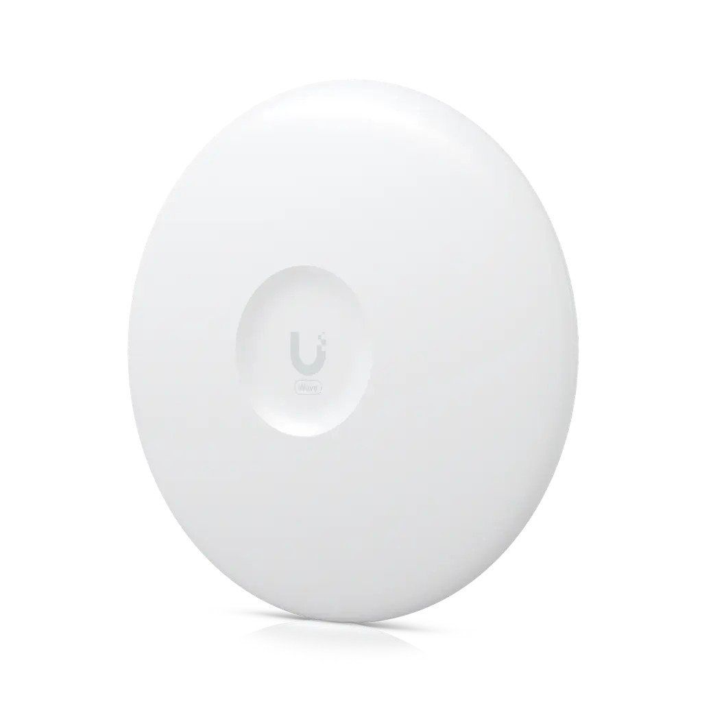 Rechter zijkant en voorkant van het Ubiquiti UISP Wave Pro 60 GHz Point-to-Multipoint access point