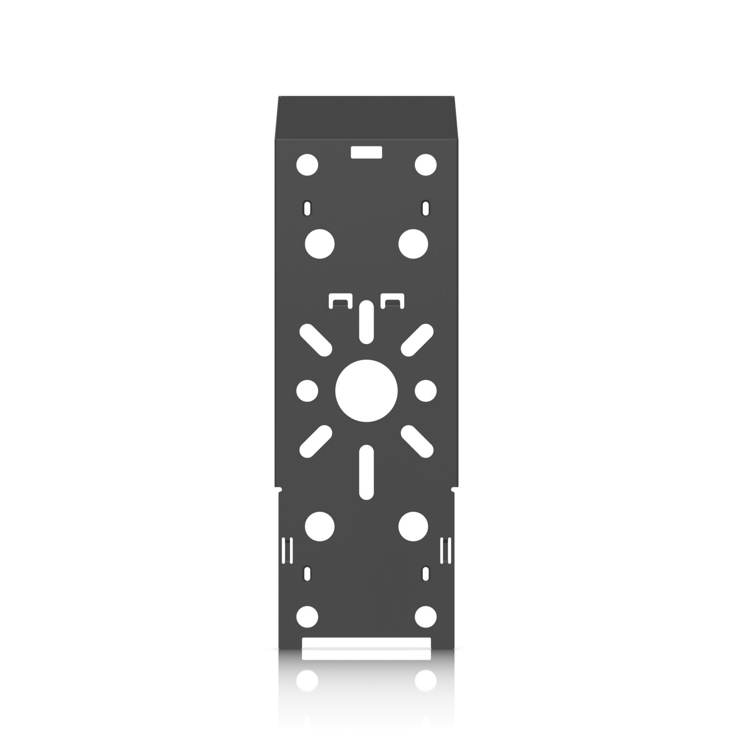 Achterkant van het Ubiquiti UniFi Intercom Sunshield zonnescherm voor intercoms