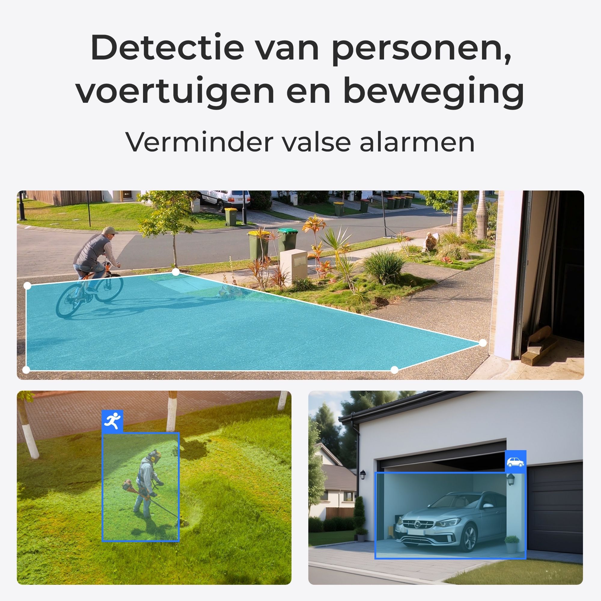 Detectiemogelijkheden van de Reolink Argus B320-B