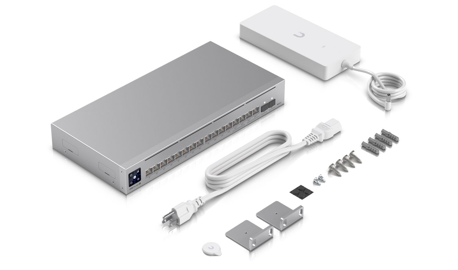 Ubiquiti UniFi USW-Pro-Max-16-PoE 16-poorts L3 managed PoE++ (180W) switch met Etherlighting poorten