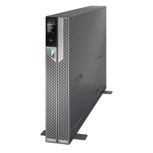 Voorkant van de APC Smart-UPS Ultra On-Line SRTL5KRM2UI-HW geplaatst als tower