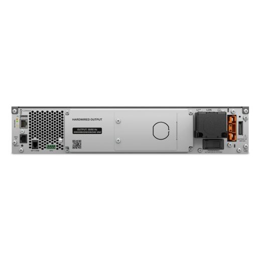 Achterkant van de APC Smart-UPS Ultra On-Line SRTL5KRM2UI-HW in rack formaat