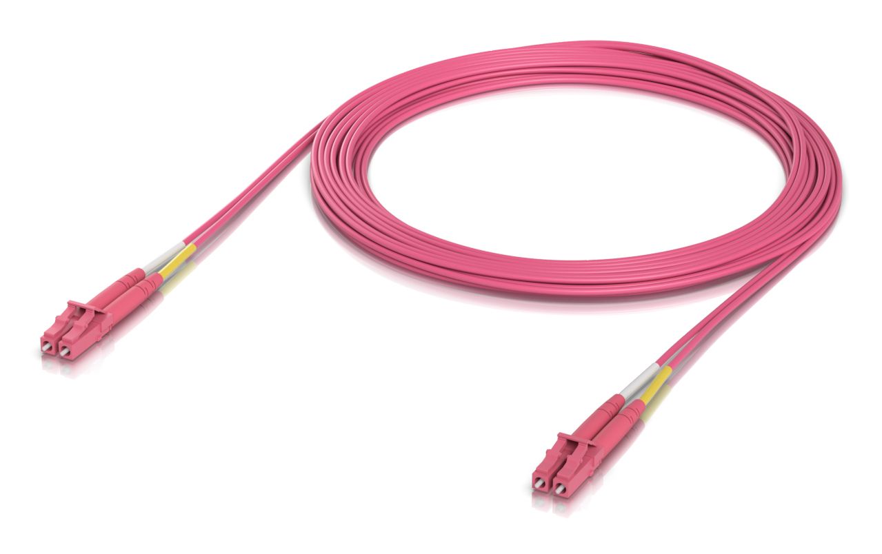 Ubiquiti OM4 Duplex LC UPC Fiber Patch Cable (UACC-OFC-M2-LULU-5M)
