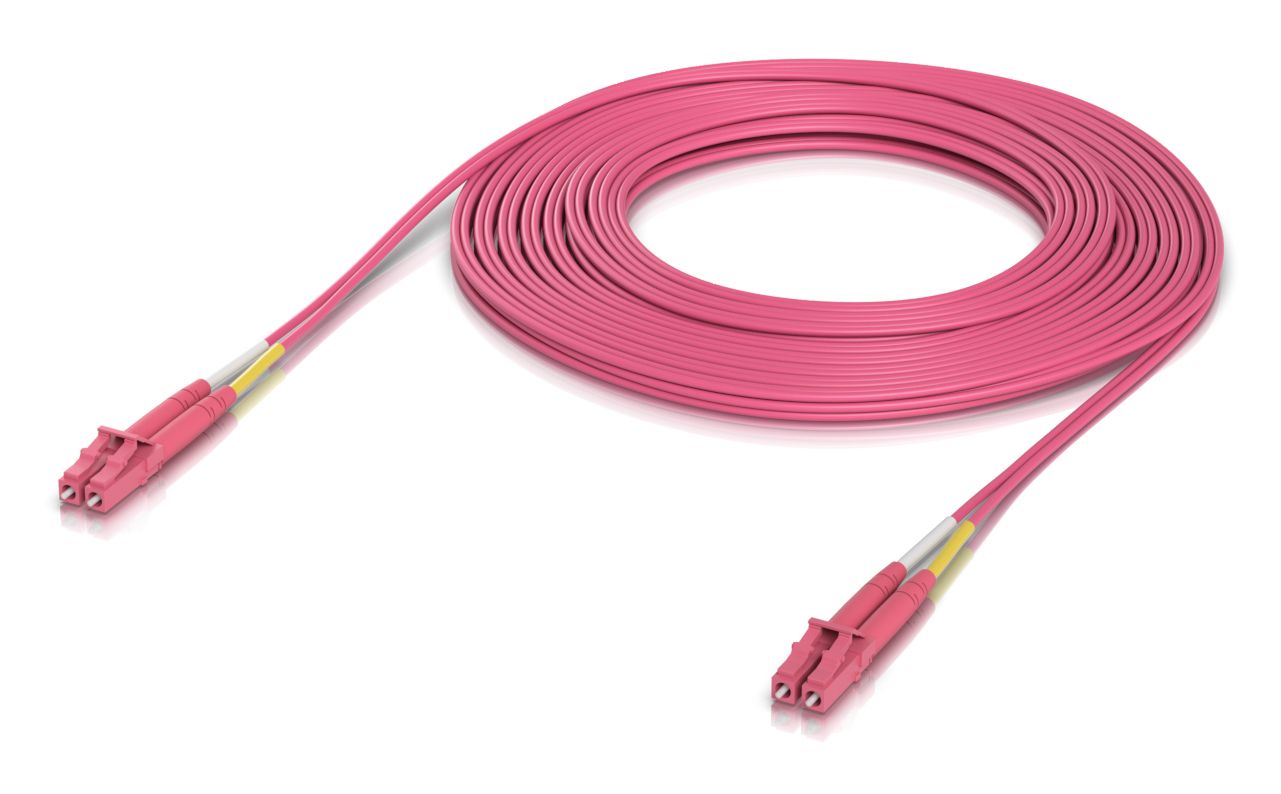 Ubiquiti OM4 Duplex LC UPC Fiber Patch Cable (UACC-OFC-M2-LULU-10M)