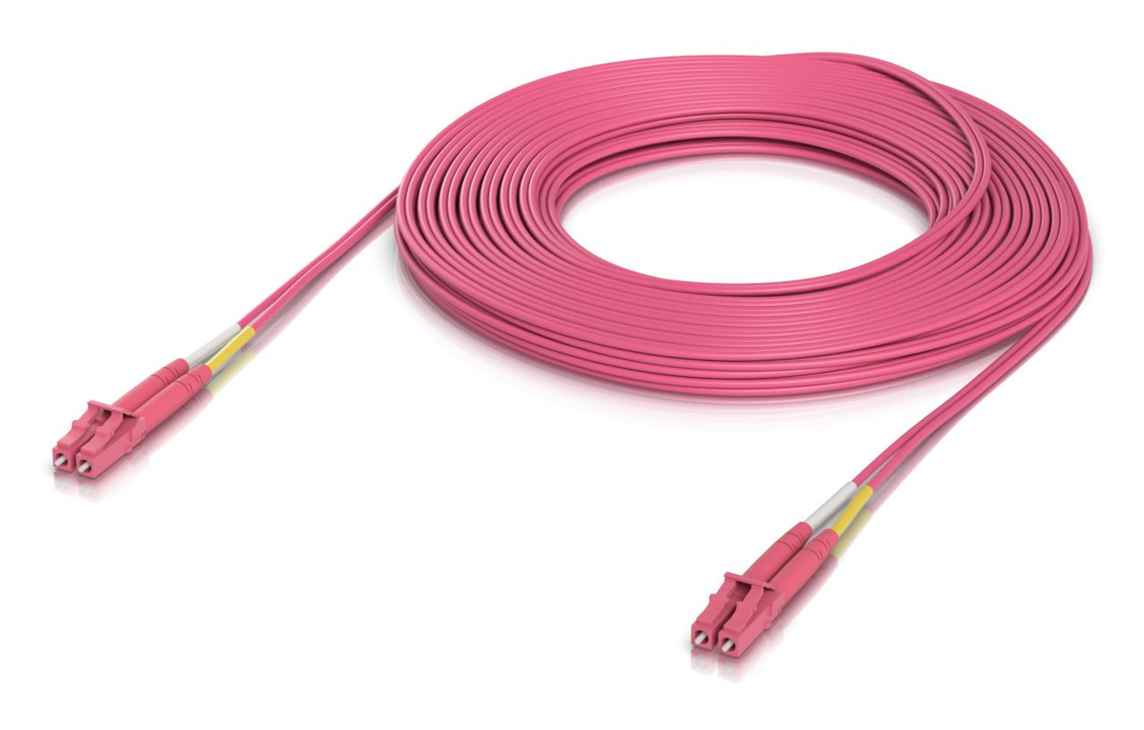 Ubiquiti OM4 Duplex LC UPC Fiber Patch Cable (UACC-OFC-M2-LULU-15M)