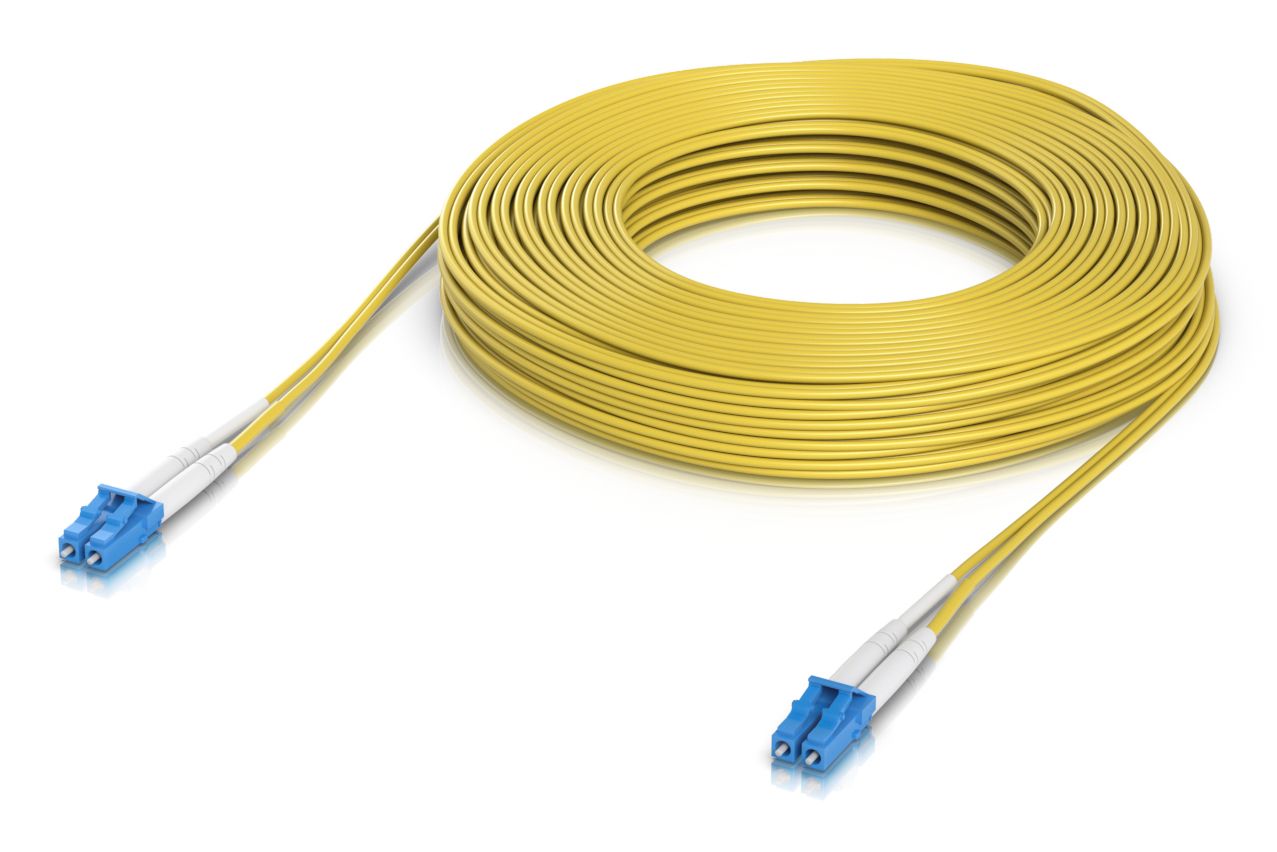 Ubiquiti UniFi OS2 Duplex LC UPC Fiber Patch Cable (UACC-OFC-S2-LULU-30M)