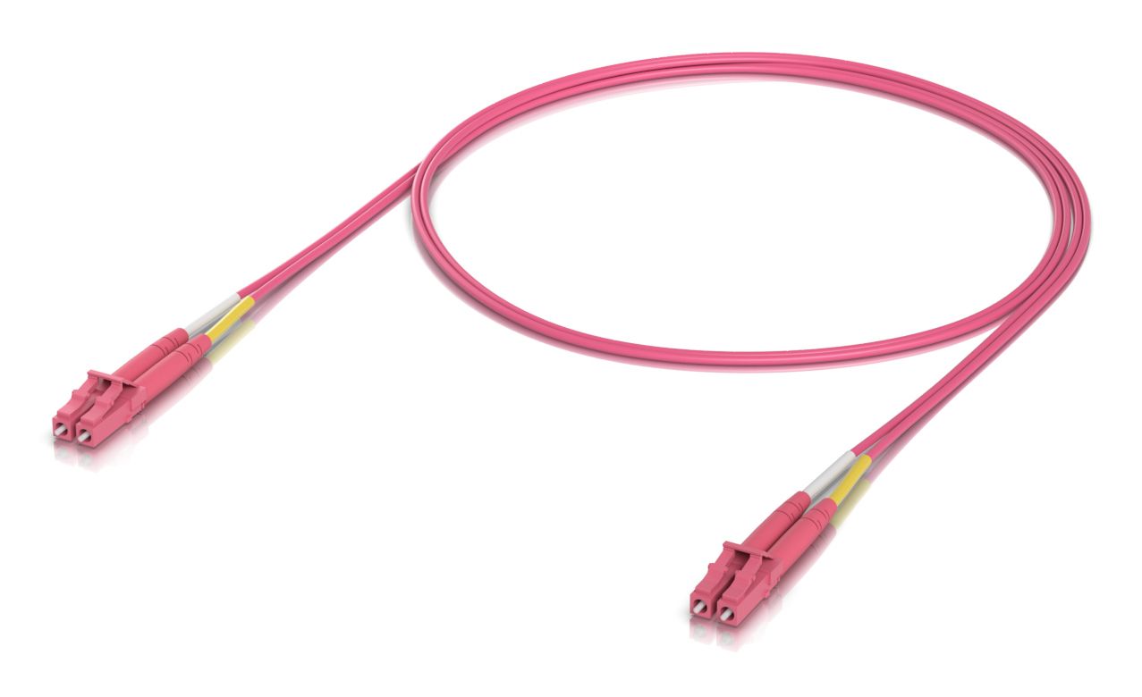 Ubiquiti OM4 Duplex LC UPC Fiber Patch Cable (UACC-OFC-M2-LULU-1M)