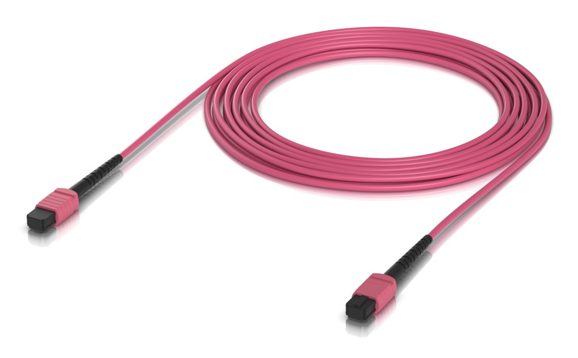 Ubiquiti UniFi OM4 MPO-12 UPC Fiber Patch Cable 5 meter (UACC-OFC-MA-MPMP-5M)