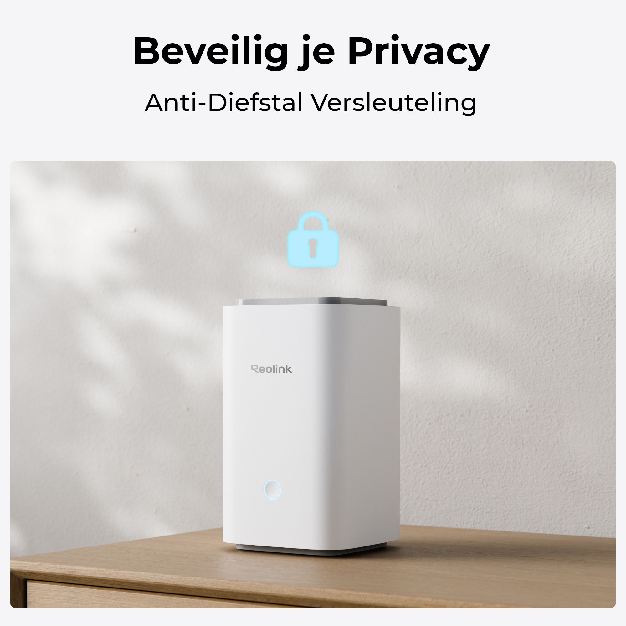 Privacy door de Reolink Home Hub1 met 128GB microSD-kaart