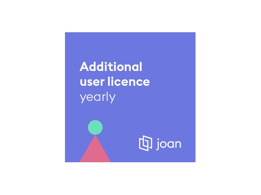 Joan Workplace Additional User License yearly subscription icon
