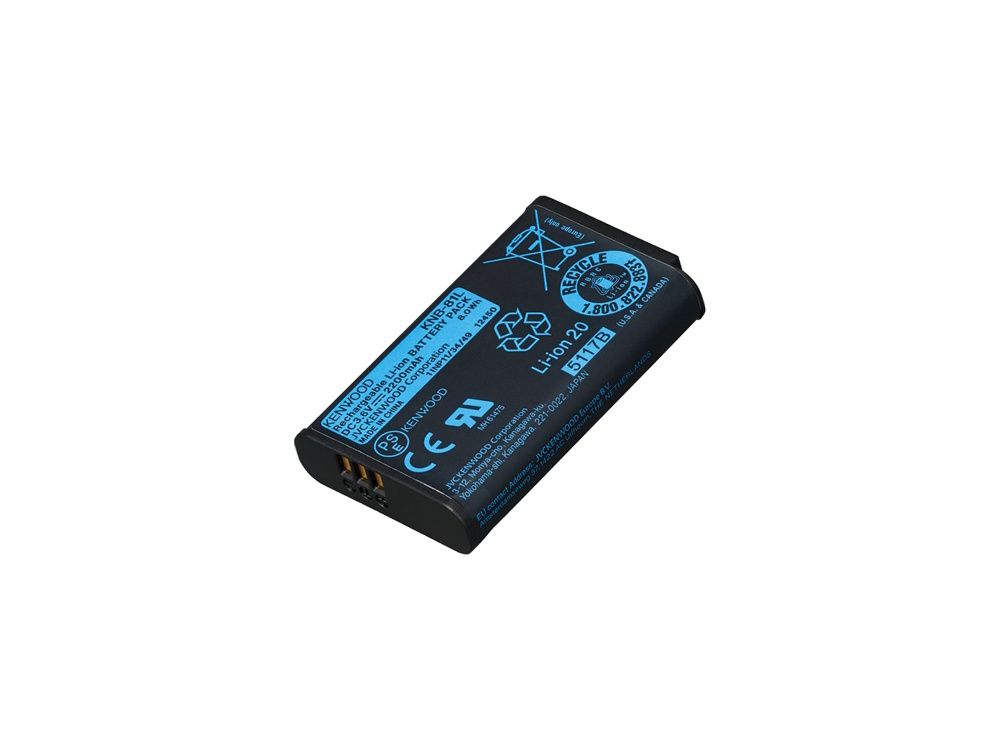 De Kenwood KNB-81L accu voor Kenwood PKT-300 portofoons is een li-ion batterij die 3.6V en 2200 mAh biedt
