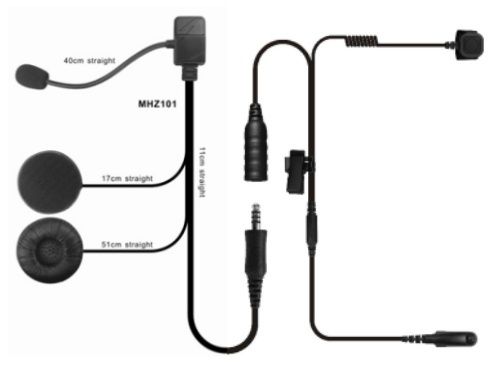 Open motorhelm headset