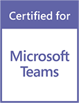 Headset gecertificeerd voor gebruik met Microsoft Teams