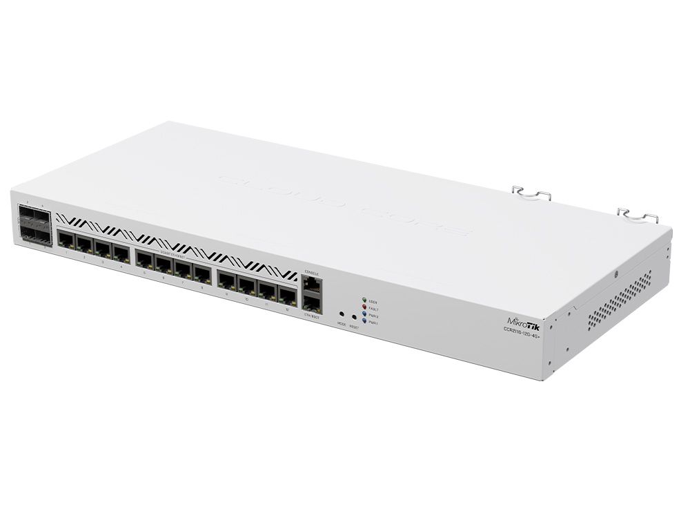 MikroTik CCR2116-12G-4S+ | 16-core 10G router