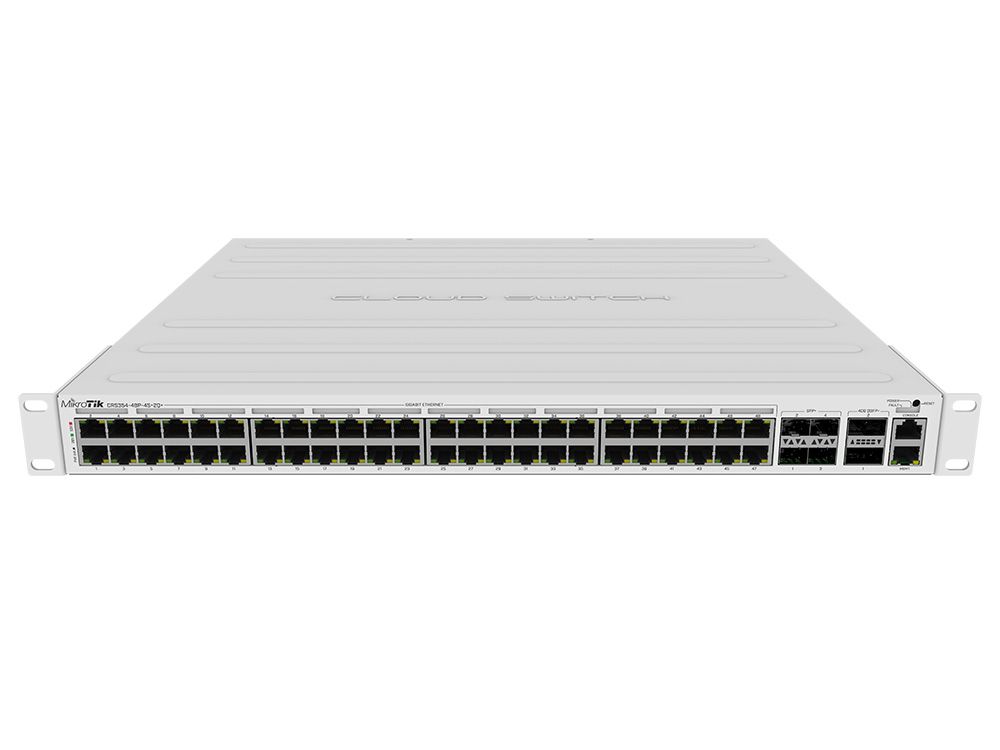MikroTik CRS354-48P-4S+2Q+RM | 48x PoE switch + 40G
