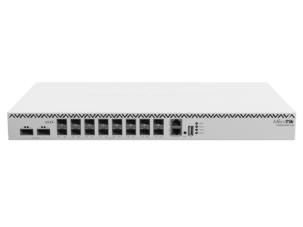 MikroTik CRS518-16XS-2XQ-RM | 100G enterprise switch