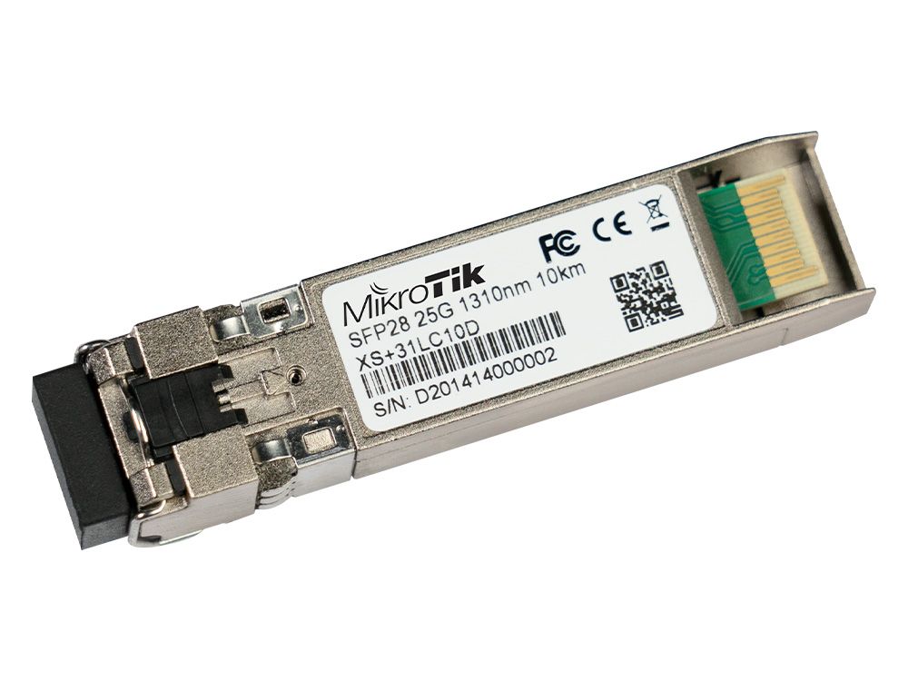 MikroTik XS+31LC10D | 1G/10G/25G SFP | 10km bereik