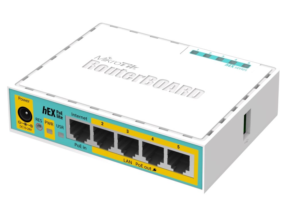 MikroTik hEX PoE lite