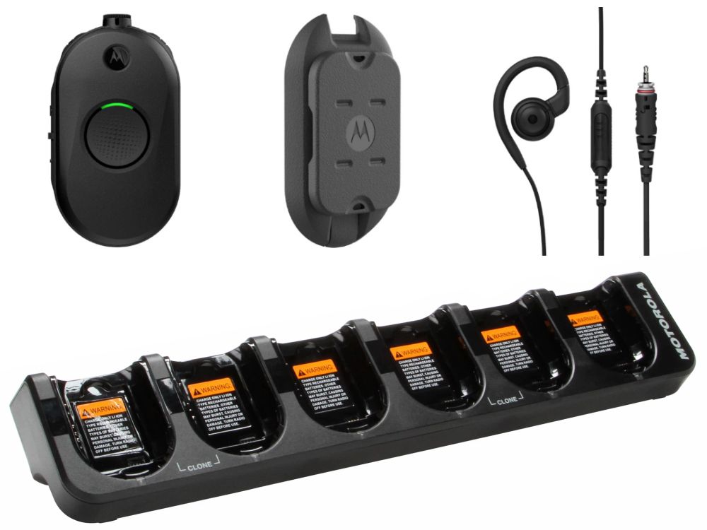 Motorola CLP446e Bundel Short Cord Oortje