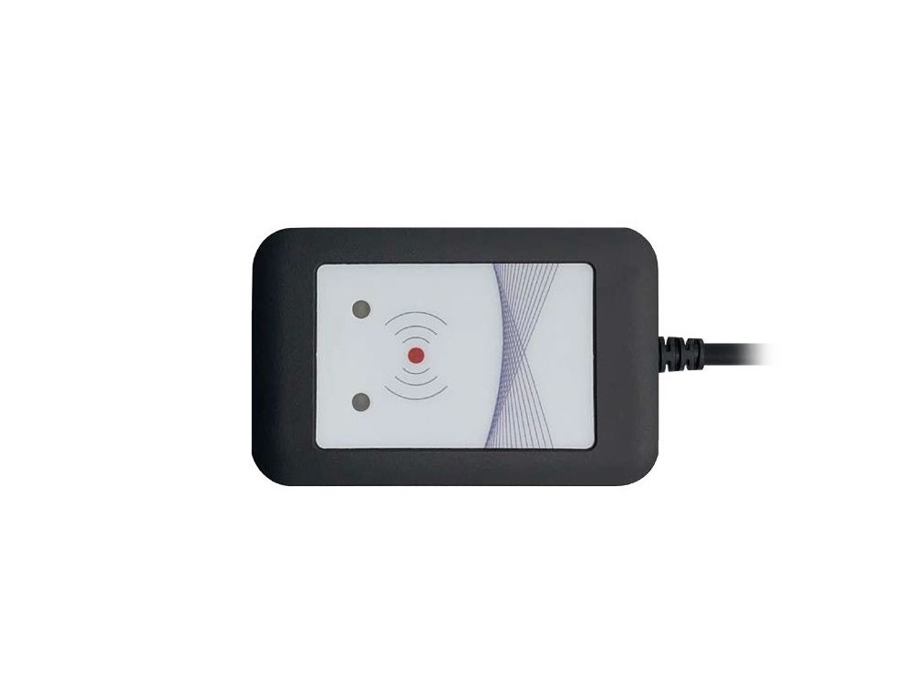 Bovenkant van de Motorola RF-220 RFID reader voor snelle uitgifte van VT100 of VB400 bodycams