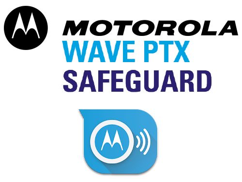 Logo Motorola WAVE PTX SafeGuard  PTT-Applicatie