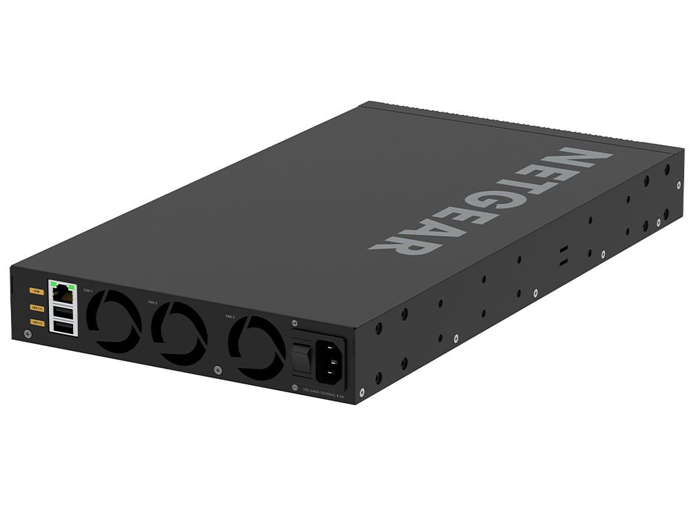 Netgear M4350-12X12F achterkant en zijkant