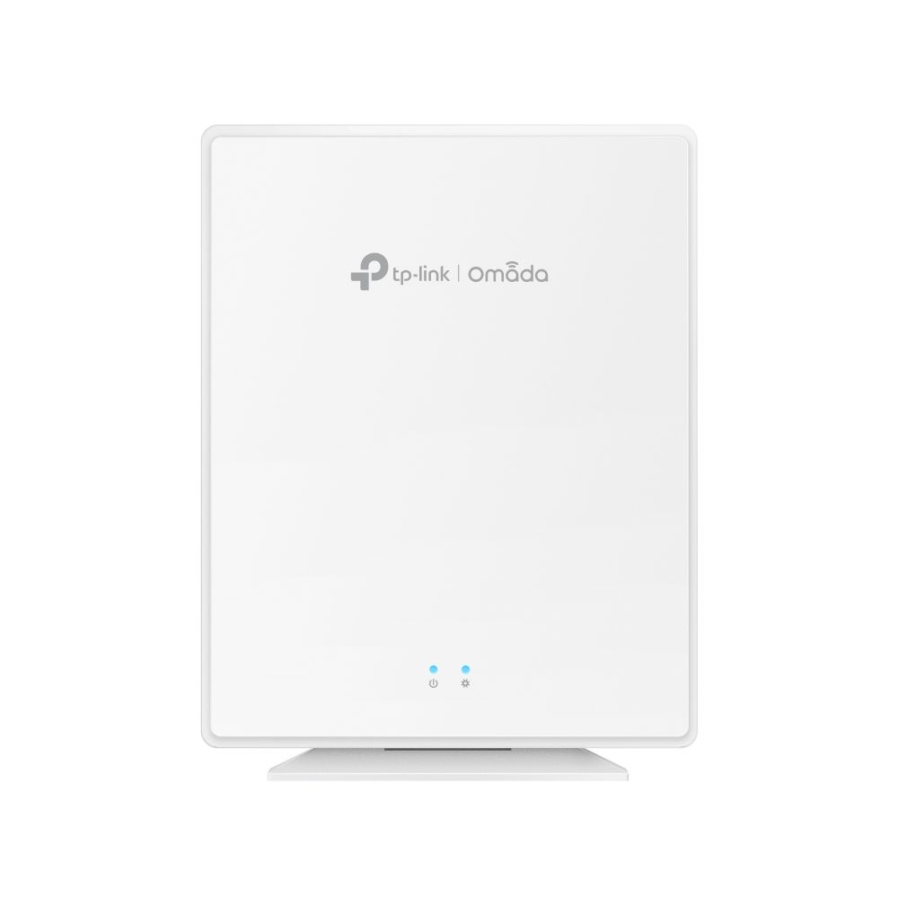 Voorkant van het Omada by TP-Link EAP650-desktop WiFi 6 indoor access point