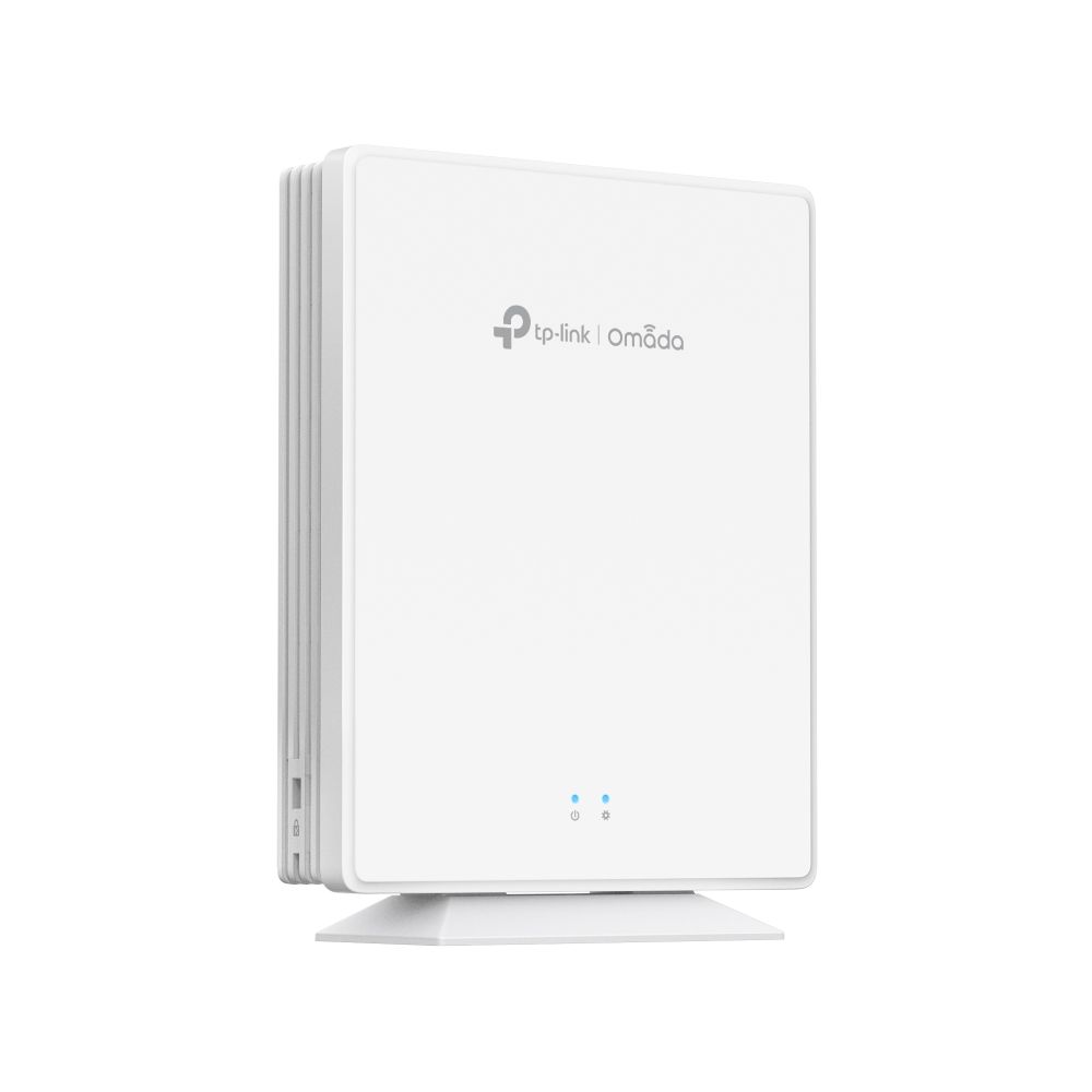 Linker zijkant van het Omada by TP-Link EAP650-desktop WiFi 6 indoor access point