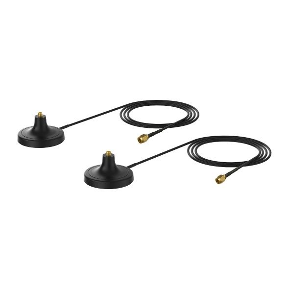 Twee stuks Omada by TP-Link LTE Antenna Extension Base-1M met SMA-J/ SMA-K connector