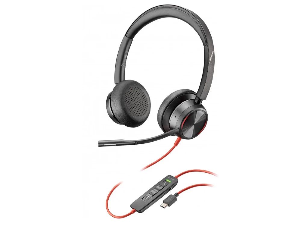 Poly Blackwire 8225 serie bekabelde USB-A en USB-C headset