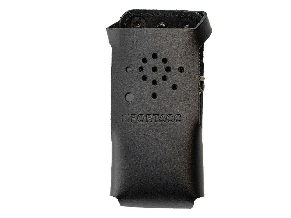 Portacc Lederen Draagtas voor Motorola DP2400E Portofoon