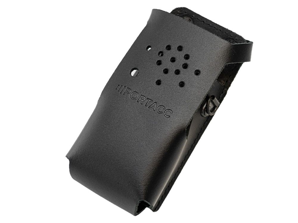 Portacc Lederen Draagtas voor Motorola DP2400E Portofoon