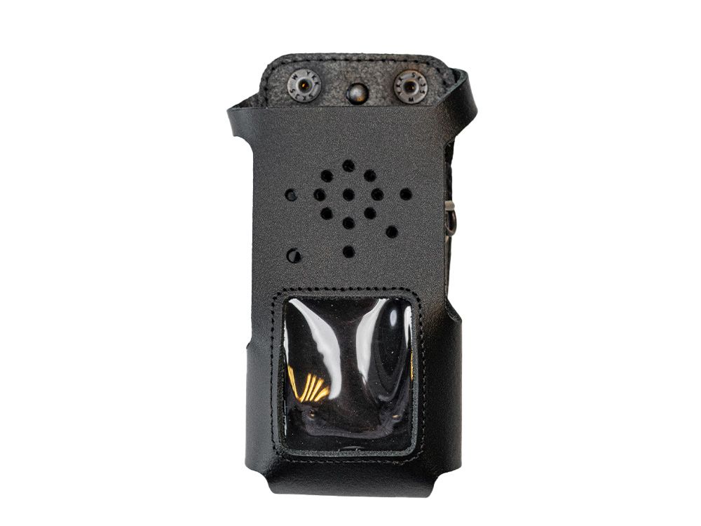 Portacc Lederen Draagtas voor Motorola DP2600E Portofoon