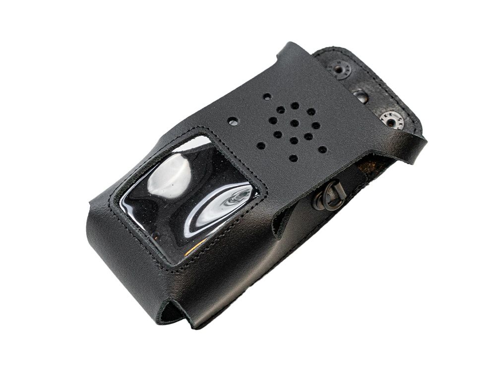 Portacc Lederen Draagtas voor Motorola DP2600E Portofoon