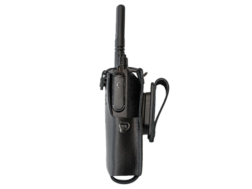 Portacc Lederen Draagtas voor Motorola R2 Portofoon