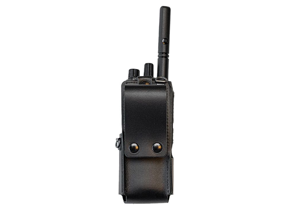 Portacc Lederen Draagtas voor Motorola R2 Portofoon
