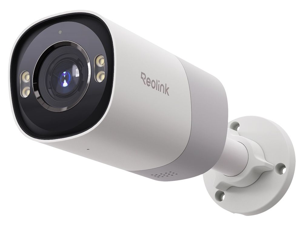 De Reolink Pro RP-PCB8MZ-W 4K 8MP outdoor PoE slimme camera met 5x optische zoom schuin van onder