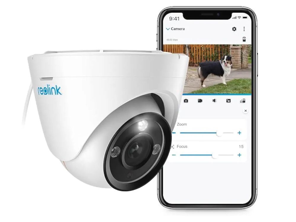 Reolink P434-W Outdoor 4K turret camera, 3x optische zoom reolink app kijken via app