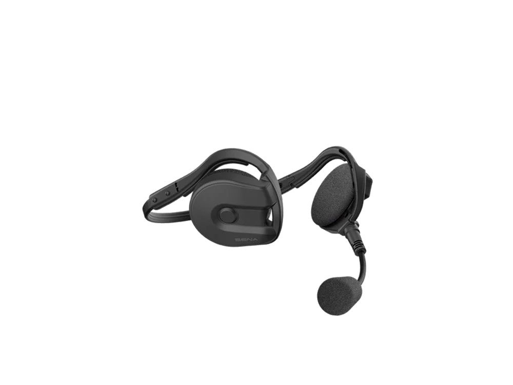 Zijkant van de Sena Expand Mesh Intercom multi-sport outdoor headset met nekband