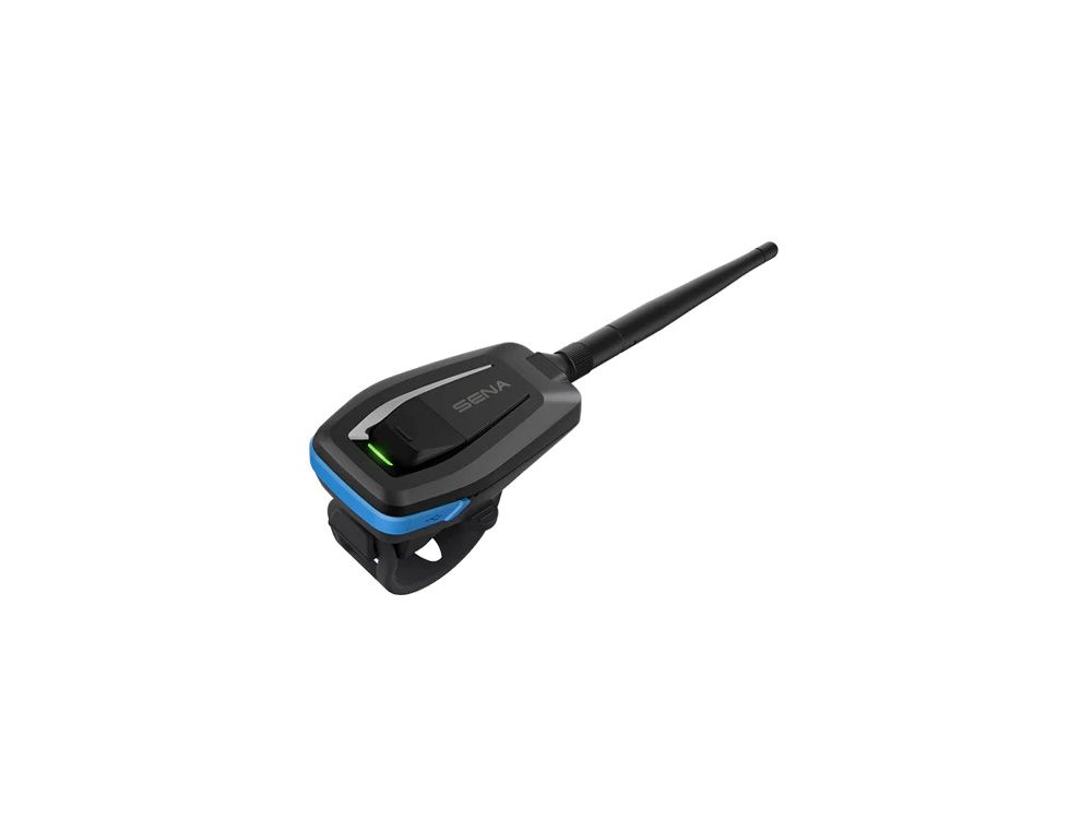 De Sena MeshPort Blue Bluetooth headset naar Mesh Intercom adapter met bevestigingsmateriaal