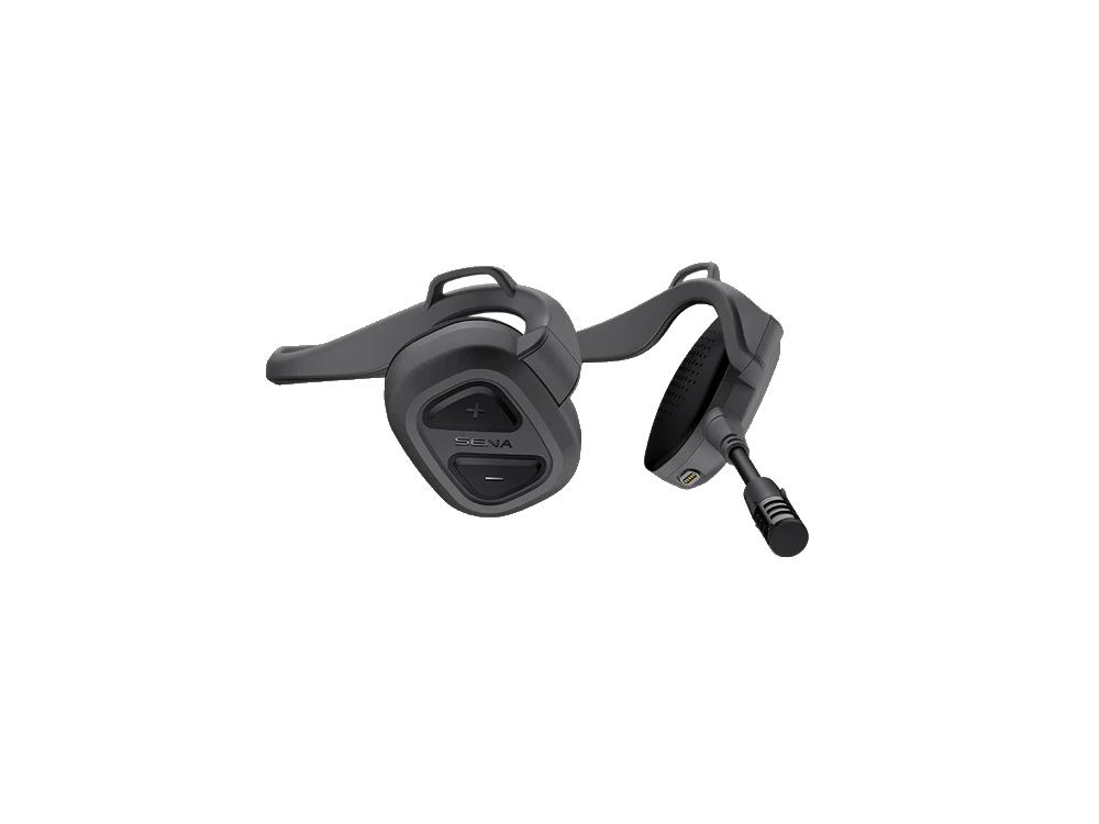 Linker zijkant van de Sena NAUTITALK BOSUN Mesh Intercom headset voor zeilers