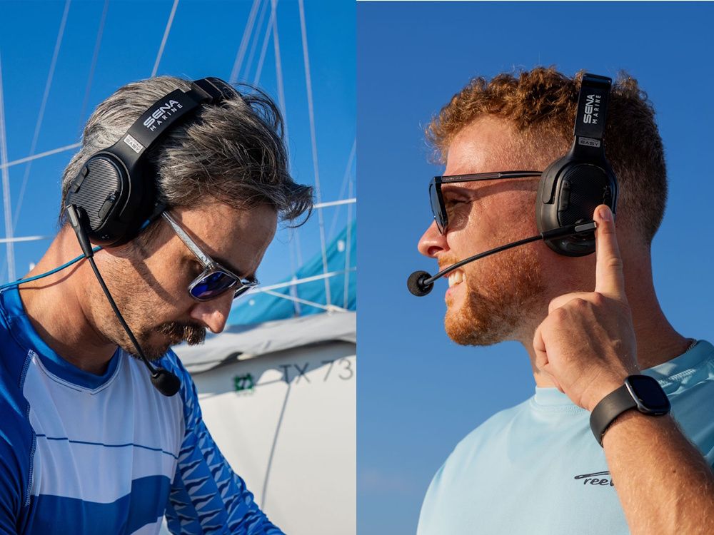 Groepscommunicatie aan boord via de Sena Nautitalk Easy Mesh Intercom headset