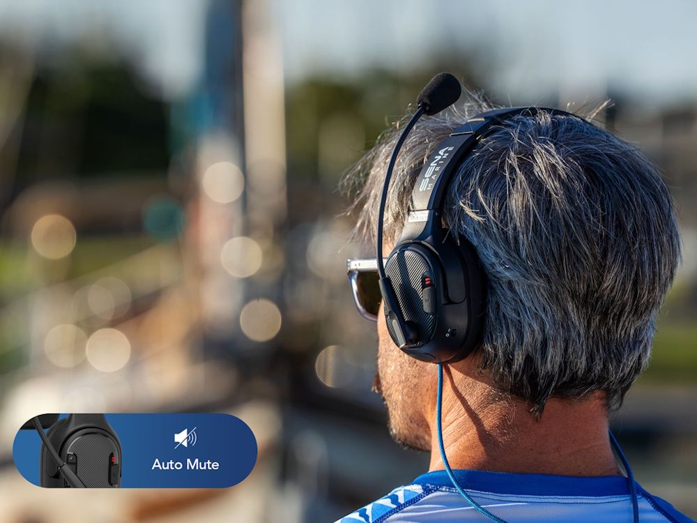 Mute functie op de Sena Nautitalk Easy Mesh Intercom headset