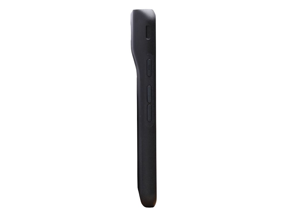 Zijkant van de Spectralink Versity 9653 zakelijke LTE smartphone met barcodescanner